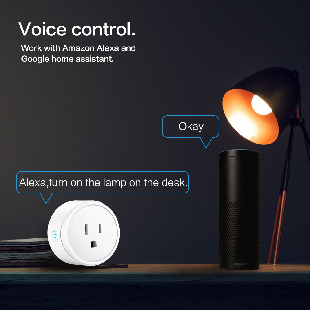 Enchufe Inteligente WiFi Smart Plug - Compatible con Alexa y Google Home