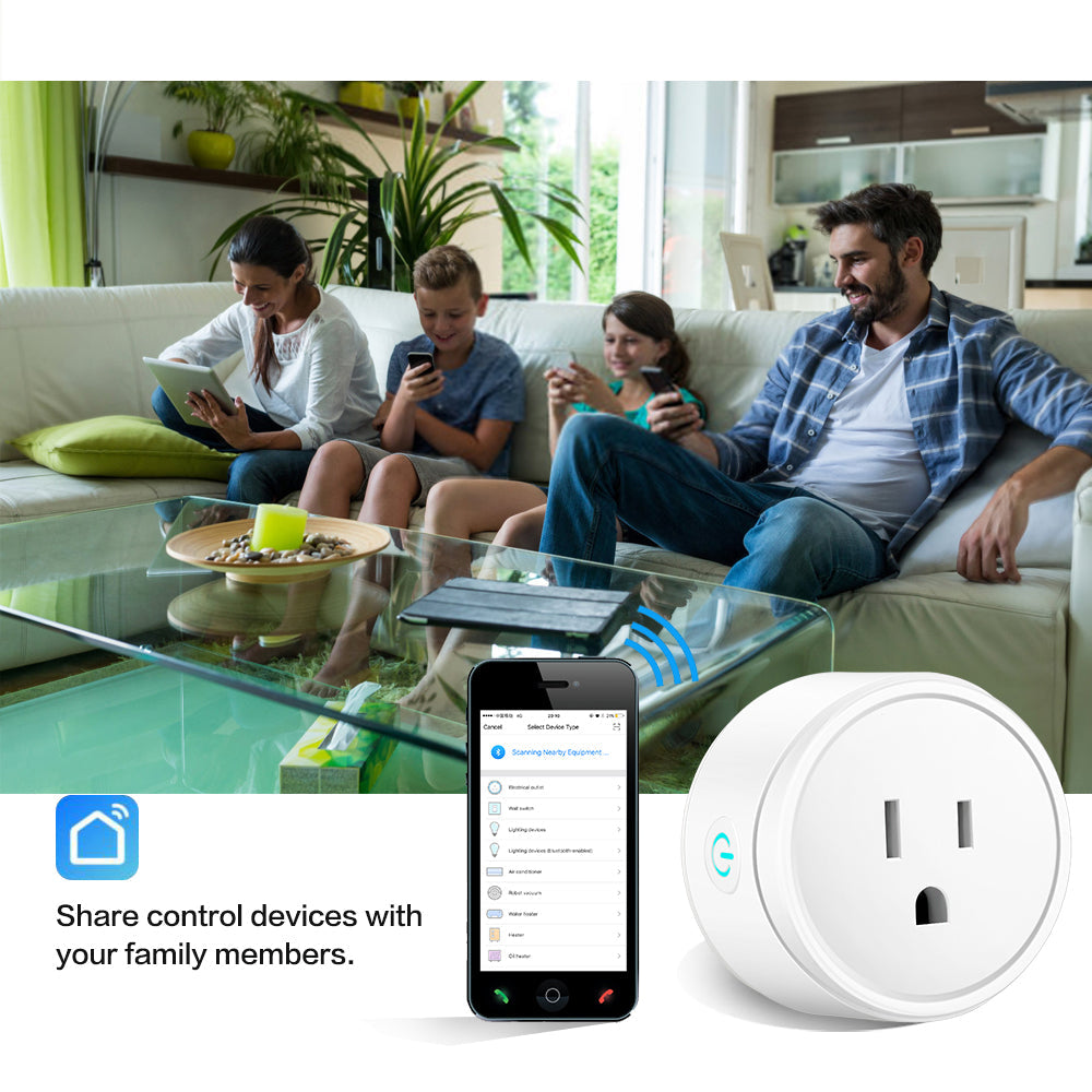 Enchufe Inteligente WiFi Smart Plug - Compatible con Alexa y Google Home